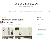 Tablet Screenshot of joyousreads.net